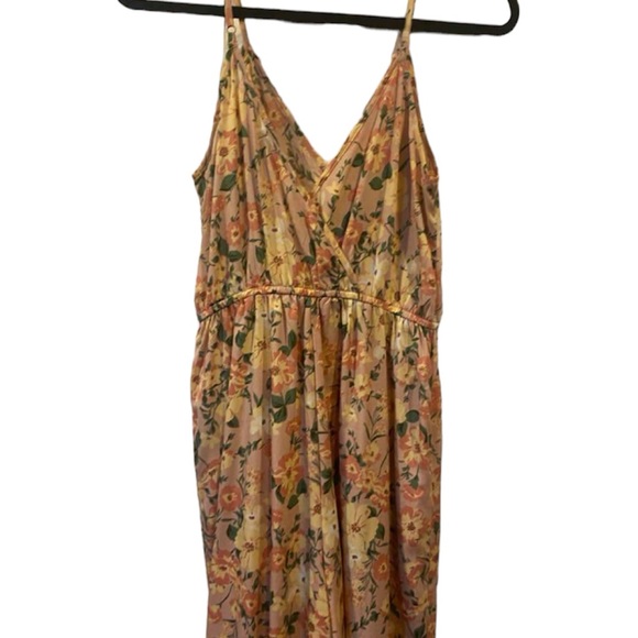 NWOT BOG Collection spaghetti strap Gathered Waist Floral Dress Size Small - Picture 4 of 5